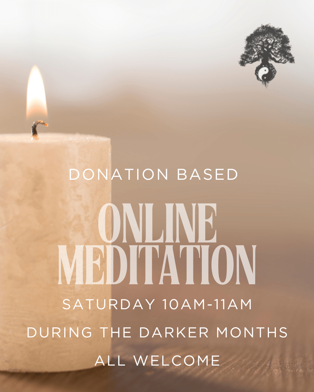 Online meditation donation based
